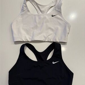 Nike Women's Black and White Sports Bras